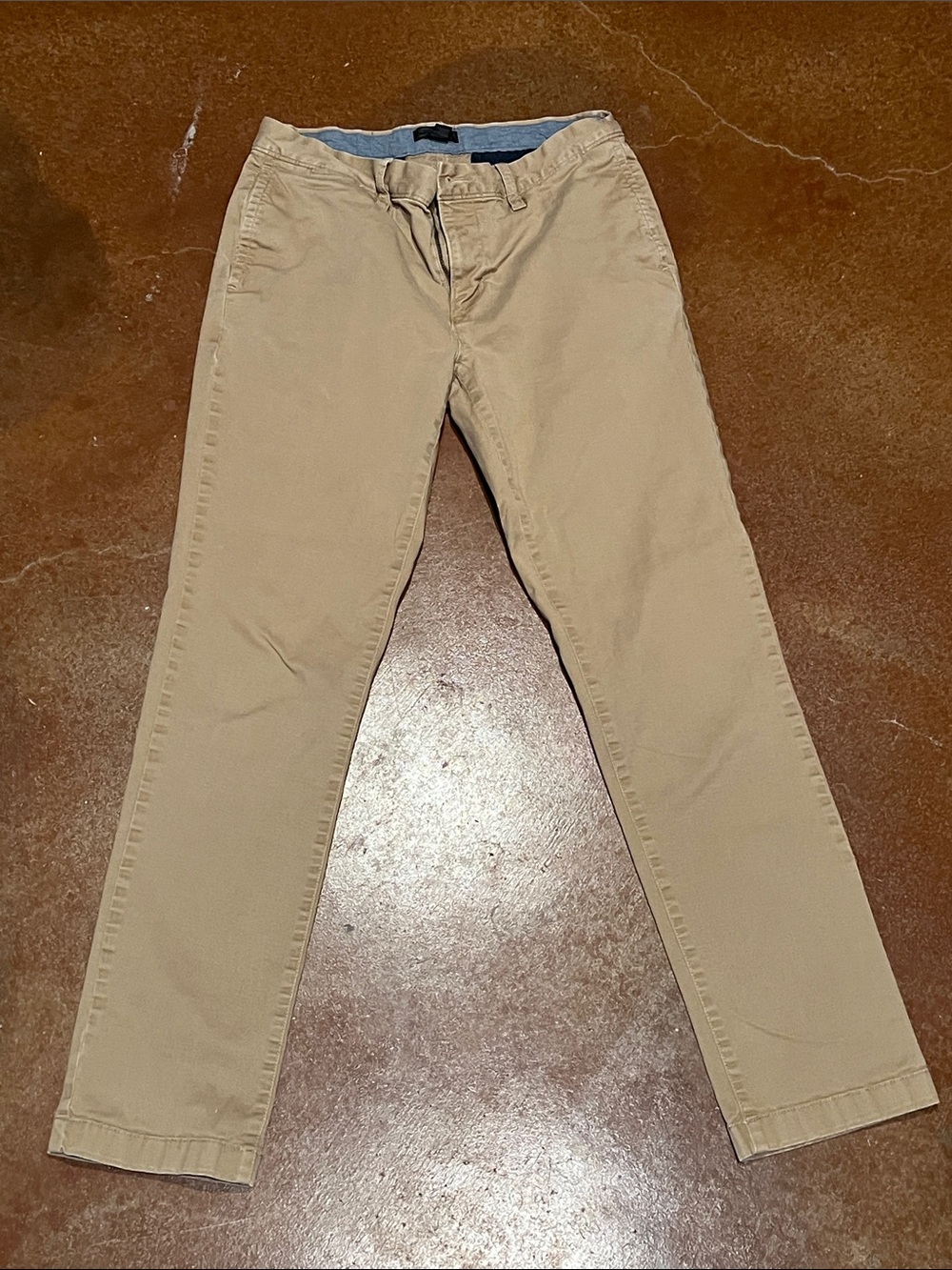 14th & Union Tan Slim Fit Chinos
